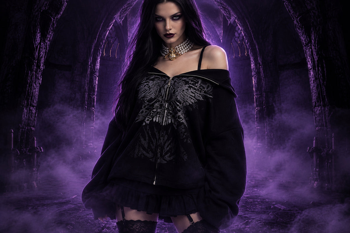 Moonwing Coven Hoodie from Sorceress Sanctuary, main product photo