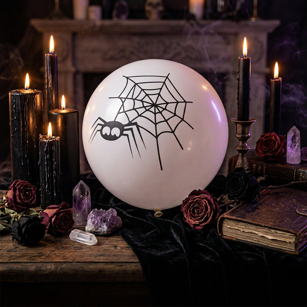 Halloween Skull Black Balloons (Set of Halloween Balloons) Sorceress Sanctuary