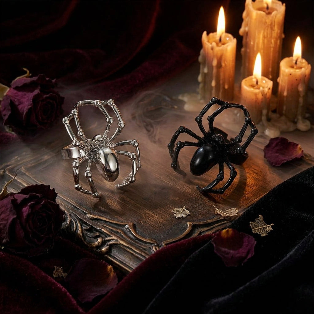 Universal Halloween Trick Spider with Adjustable Ring Sorceress Sanctuary