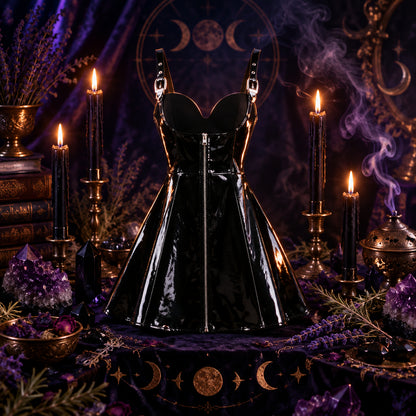 Hexspell Strap Dress, view 6