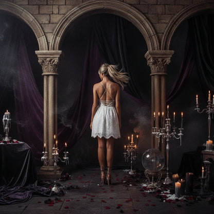 Lace Sleeveless Mermaid Dress Sorceress Sanctuary