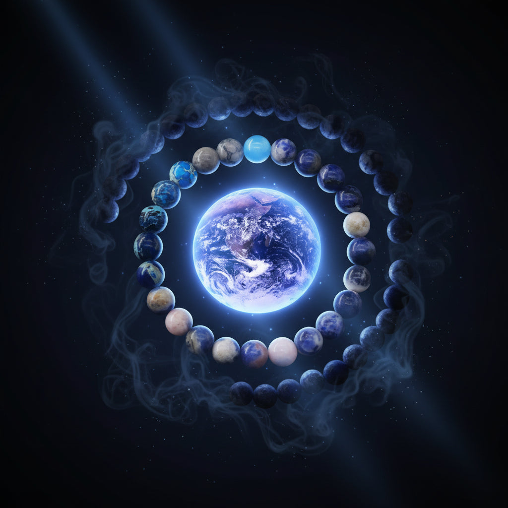 Fashion Jewelry Eight Planets Natural Stone Bracelet Sorceress Sanctuary