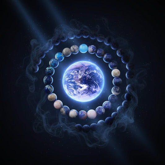 Fashion Jewelry Eight Planets Natural Stone Bracelet Sorceress Sanctuary