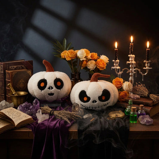 Spooky Bat and Pumpkin Plushies, view 4