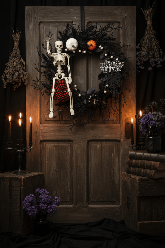 Halloween Wreath Decorations Sorceress Sanctuary