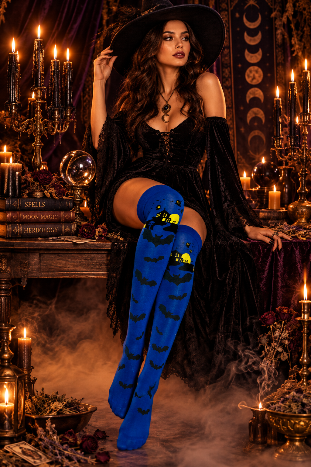 Halloween Cosplay Costume Stockings and Accessories Sorceress Sanctuary