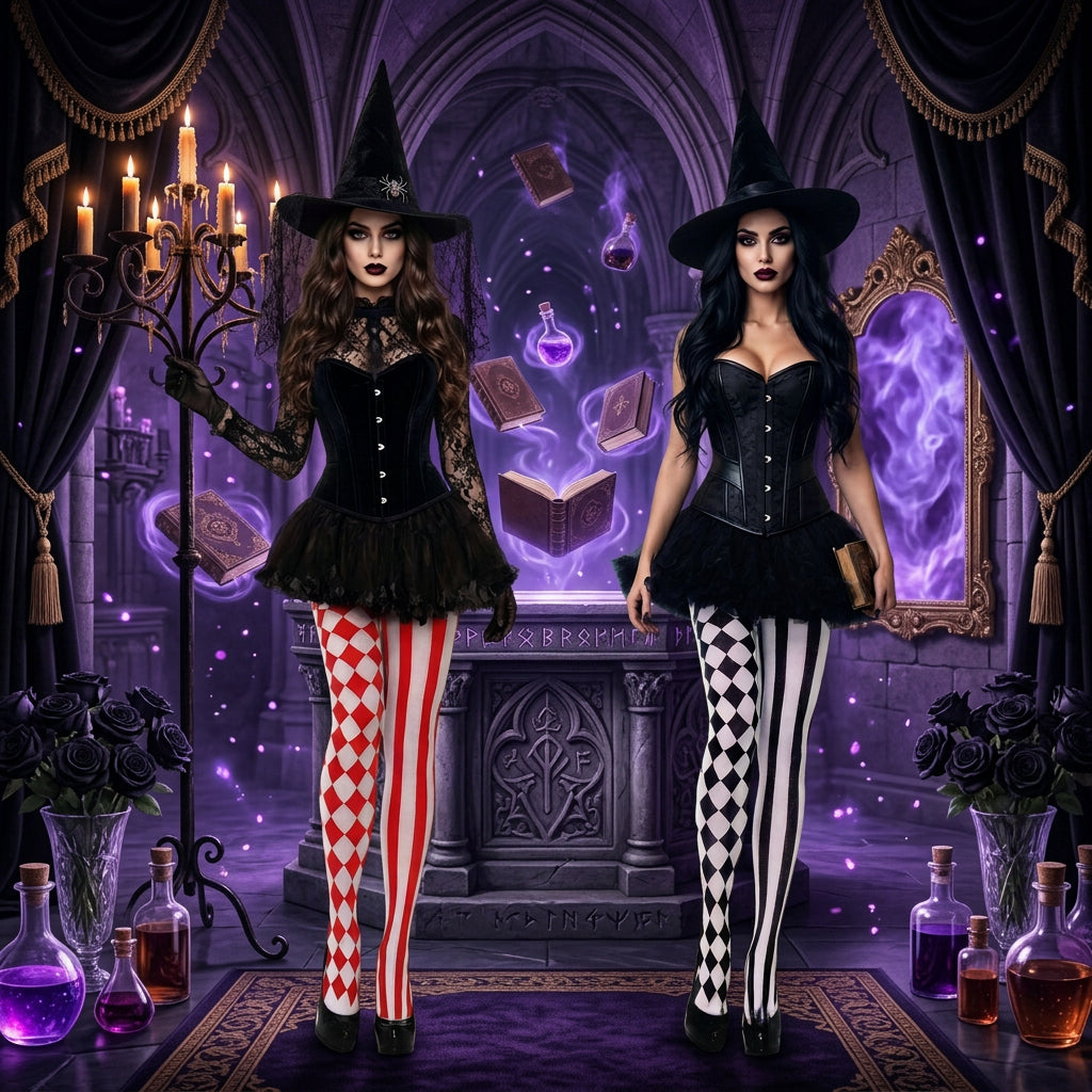 Witching Hour Striped Socks, view 5