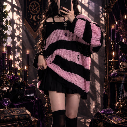 Pink Coven Grunge Jumper, alternate angle
