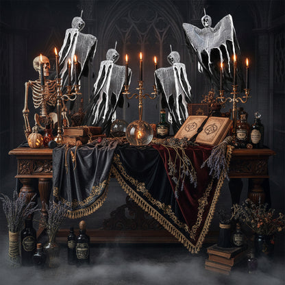 Hanging Skeleton Door Decoration for Day of The Dead Sorceress Sanctuary