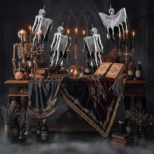 Hanging Skeleton Door Decoration for Day of The Dead Sorceress Sanctuary