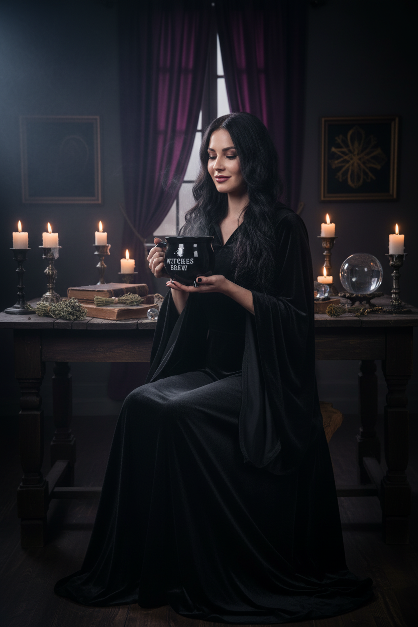 Witches Cauldron Mug Sorceress Sanctuary