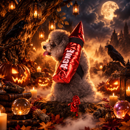 Halloween Dog Costume, styling example