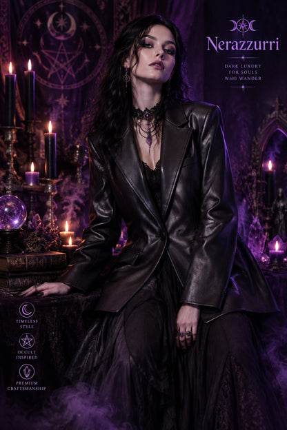 Nightveil Witch Jacket, close up detail