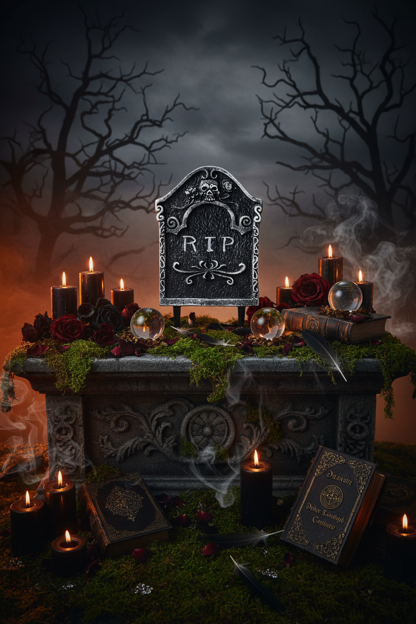 Halloween Themed Decorative Ornaments Sorceress Sanctuary