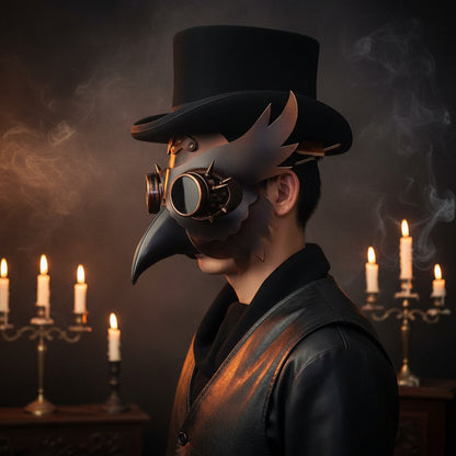 Steampunk Plague Doctor Mask for Halloween Costume Sorceress Sanctuary