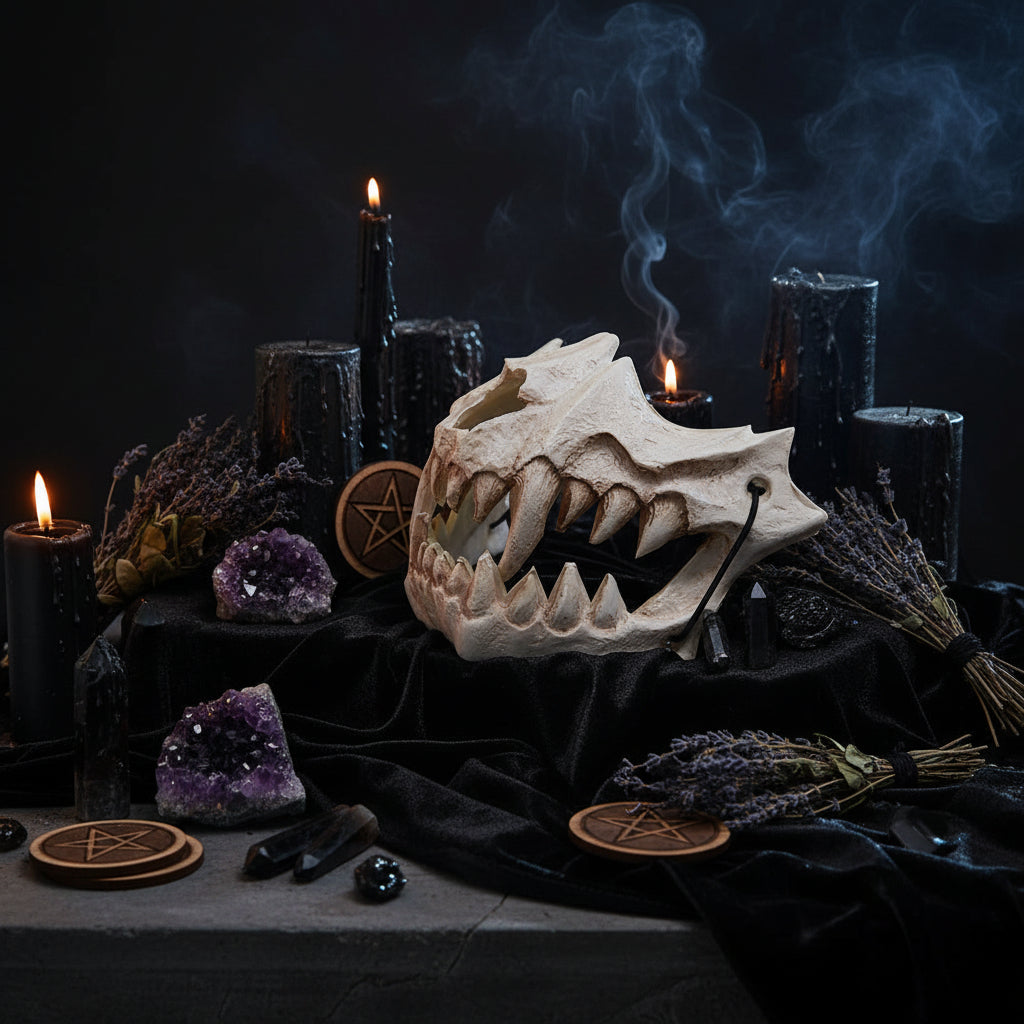 Japanese Writer Costume - Dragon God Mask Props Sorceress Sanctuary