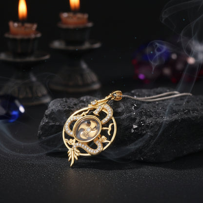 Dragon Totem Necklace with Windmill Design Sorceress Sanctuary