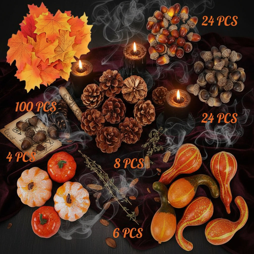 Halloween Foam Pumpkin Decoration Photo Props Set Sorceress Sanctuary