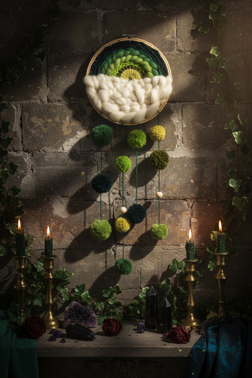 Fabric Handmade Dream Catcher Nordic Decoration Sorceress Sanctuary