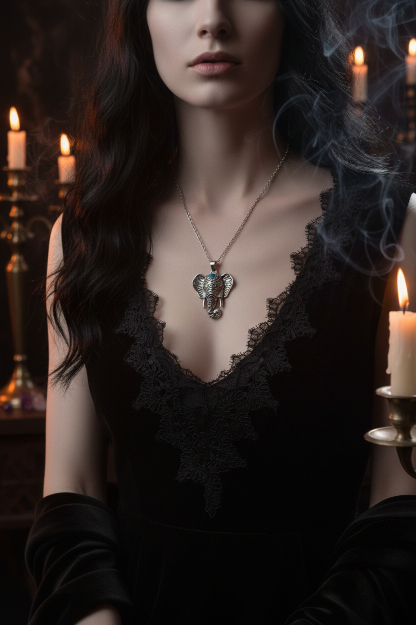 Bohemian Style Elephant Necklace for Versatile Fashion Sorceress Sanctuary