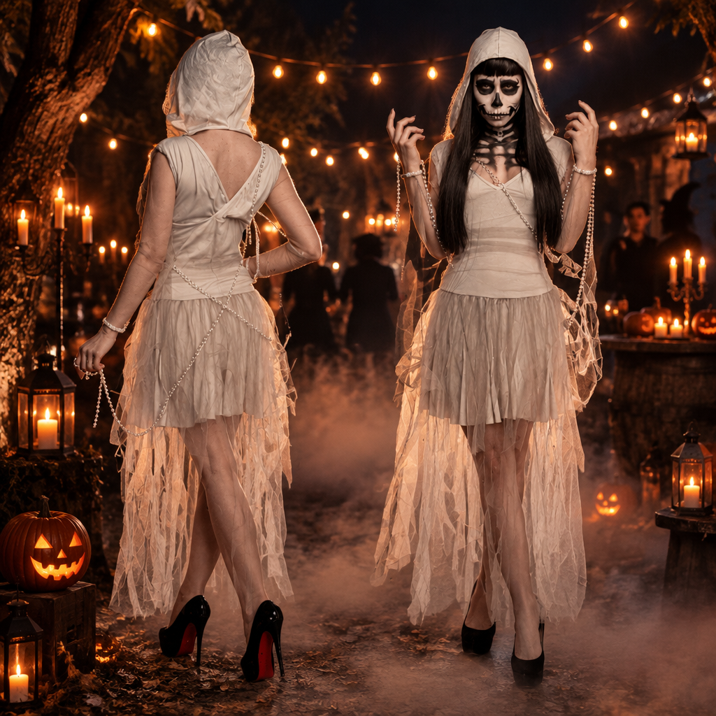 Zombie Outfit Costume Set, alternate angle