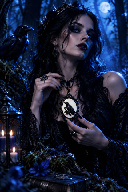 Crowspell Relic Necklace, alternate angle