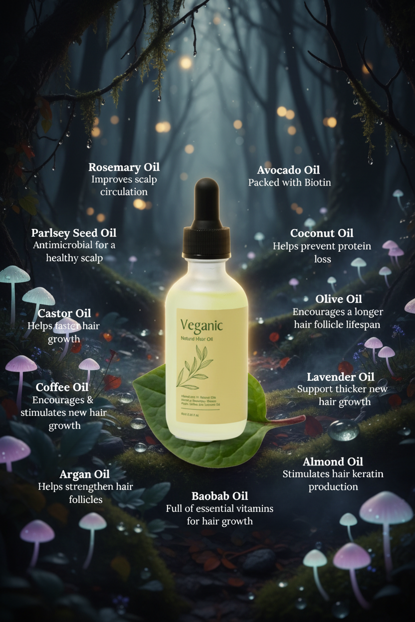 Natural Rosemary Hair Oil Sorceress Sanctuary