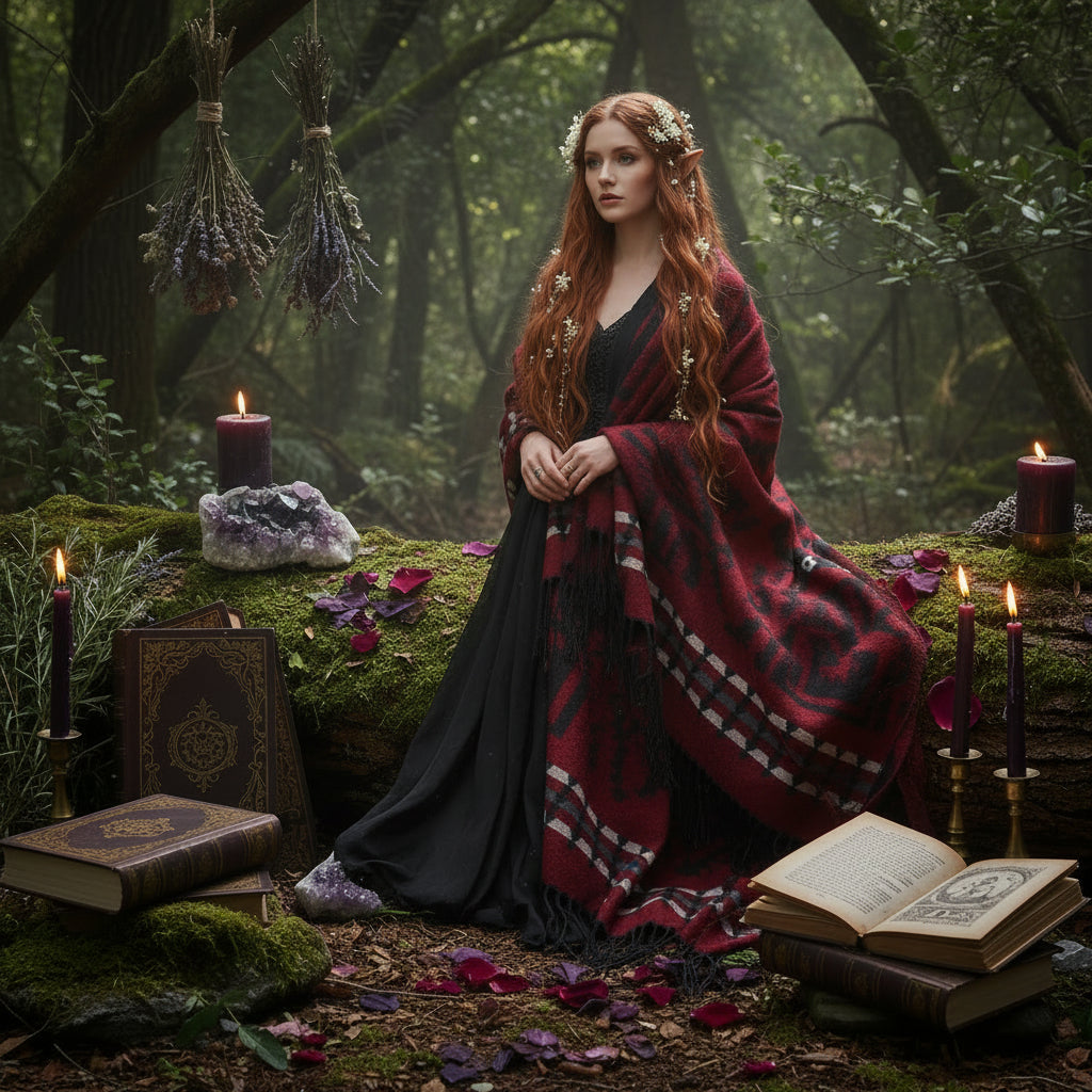 Blackthorn Mystic Shawl from Sorceress Sanctuary, main product photo