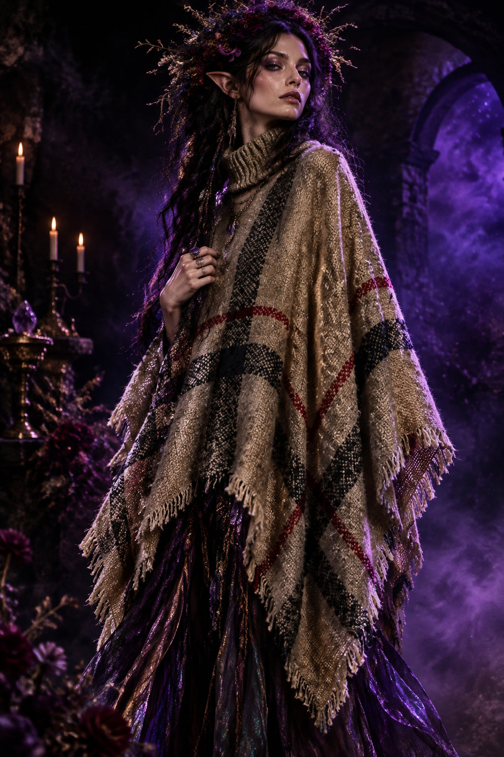 Hedgewitch Fringe Cape, alternate angle