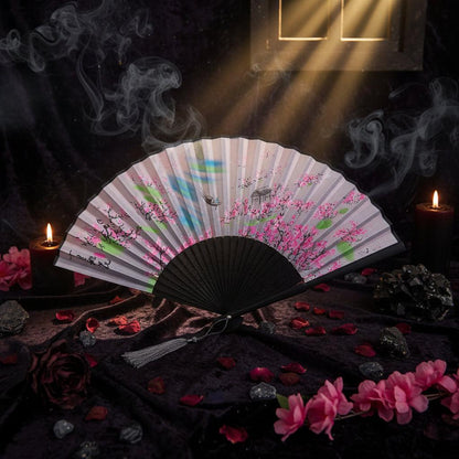 Moonveil Folding Fan