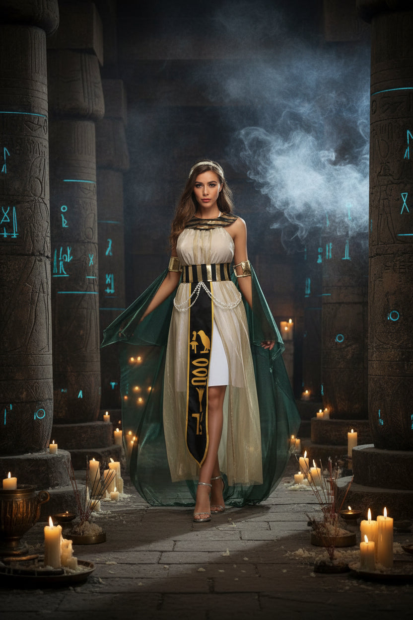 Egyptian Pharaoh Cleopatra Costume for Stage Performance Sorceress Sanctuary