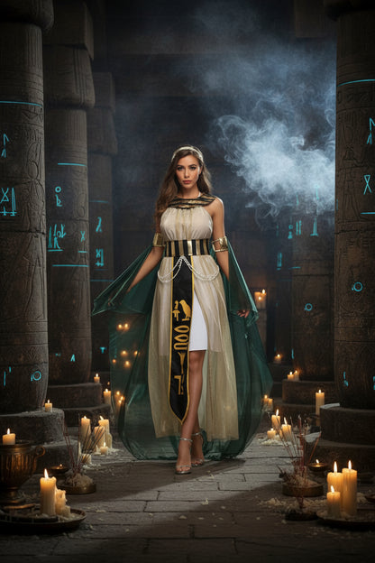 Egyptian Pharaoh Cleopatra Costume for Stage Performance Sorceress Sanctuary