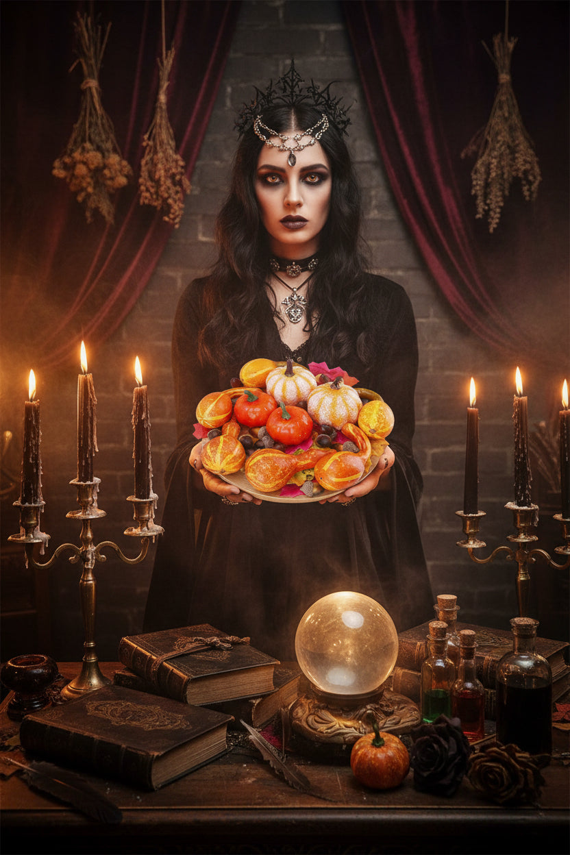 Halloween Foam Pumpkin Decoration Photo Props Set Sorceress Sanctuary