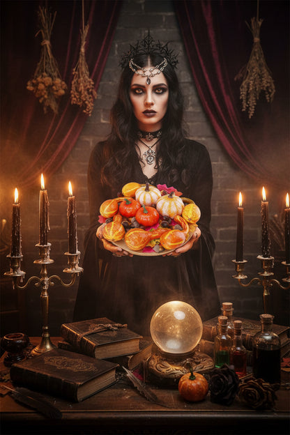 Halloween Foam Pumpkin Decoration Photo Props Set Sorceress Sanctuary