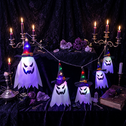 Halloween Lanterns Cloth Art String Lights Sorceress Sanctuary