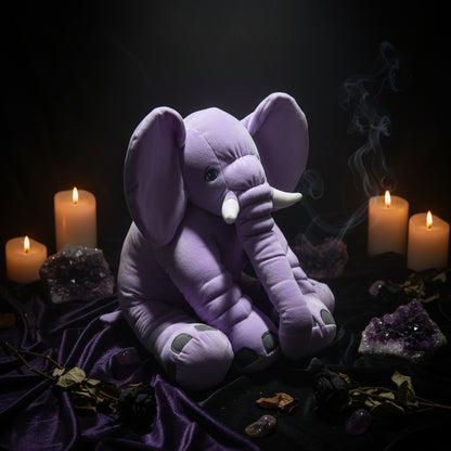 Plush Elephant Toy and Pillow Companion Sorceress Sanctuary