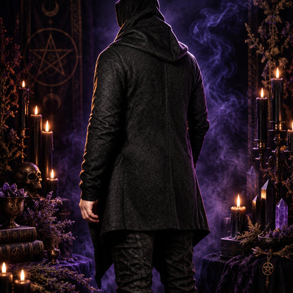 Grimwood Hooded Witch Cardigan, view 8