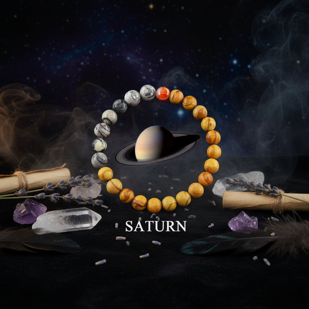 Fashion Jewelry Eight Planets Natural Stone Bracelet Sorceress Sanctuary