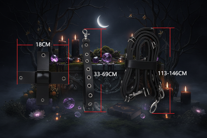 Multifunctional Black Skull PU Shoulder Crossbody Bag Sorceress Sanctuary