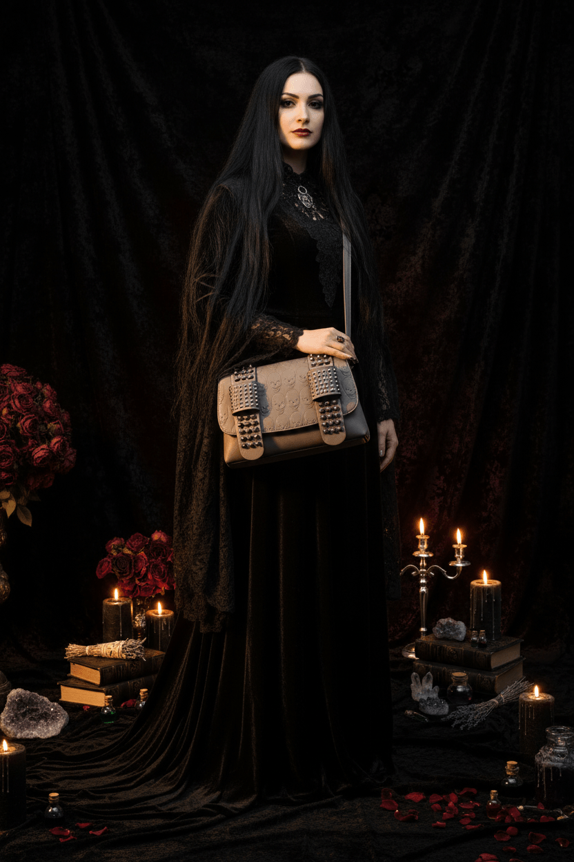 Shadowfang Skull Shoulder Bag Sorceress Sanctuary