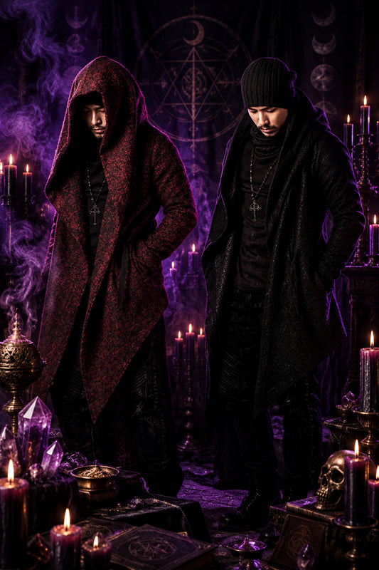Grimwood Hooded Witch Cardigan, view 2