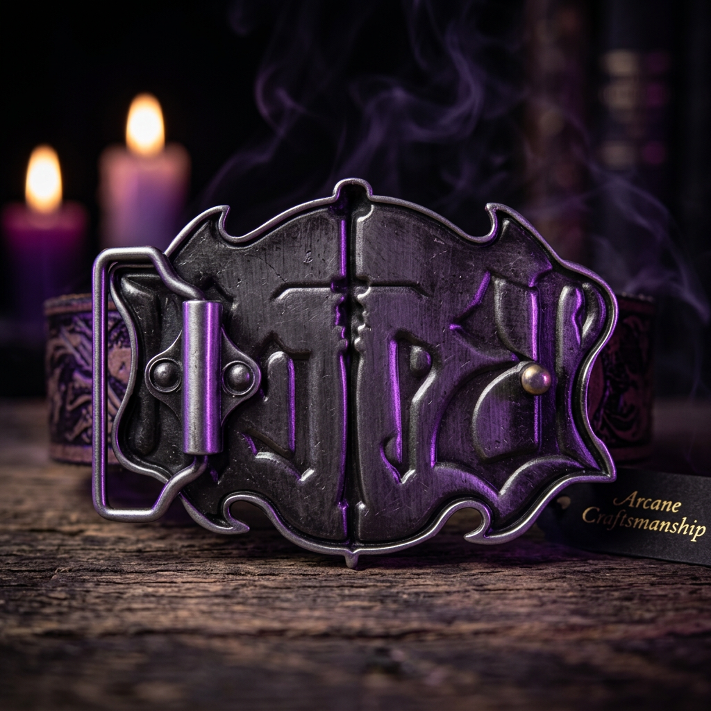 Gothic Cross Belt Buckle, view 2