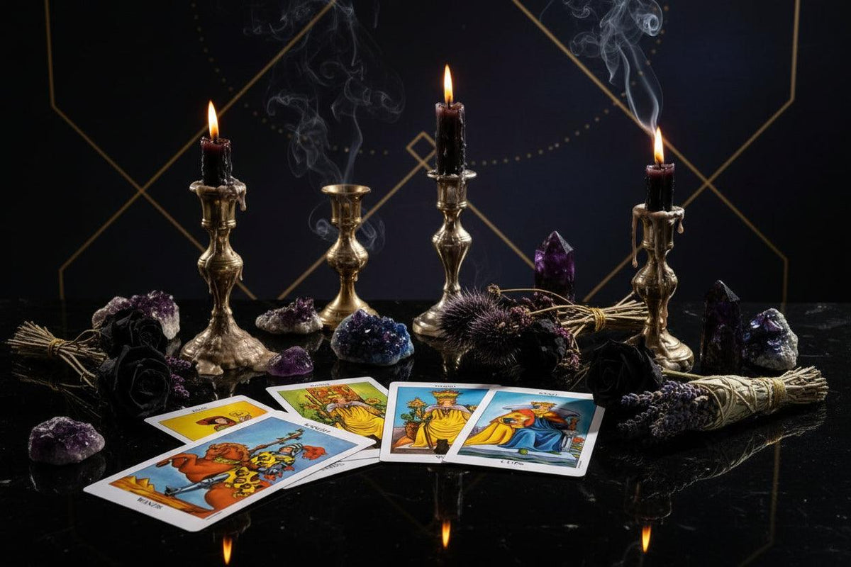 Rider-Waite Tarot Cards for Board Games and Play Sorceress Sanctuary