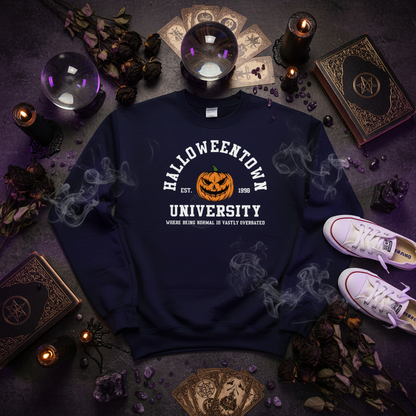 Colorful Pumpkin Printed Halloween Sweater Sorceress Sanctuary