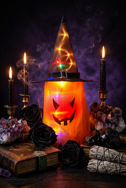 Halloween Lanterns Cloth Art String Lights Sorceress Sanctuary