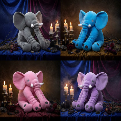 Plush Elephant Toy and Pillow Companion Sorceress Sanctuary