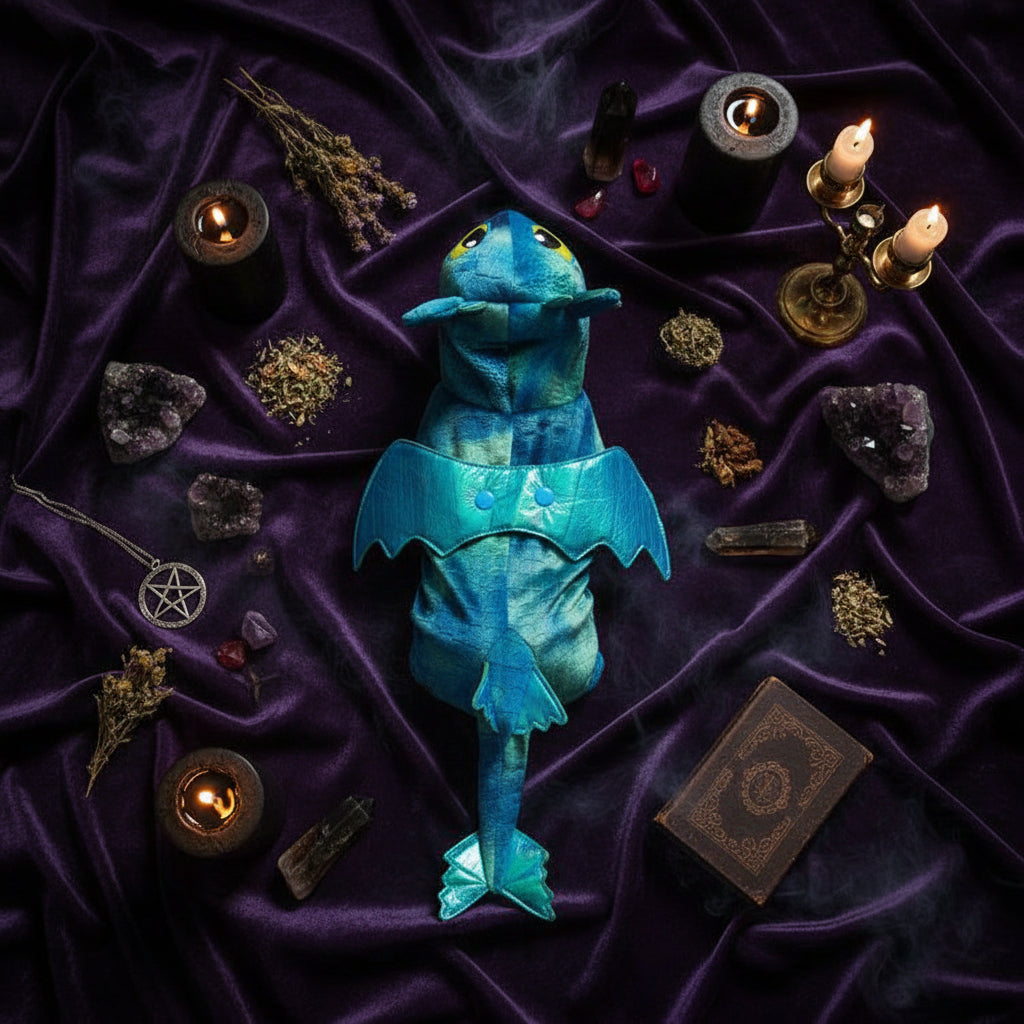 Pet Costume for Dogs - Dragon Transformation Outfit Sorceress Sanctuary