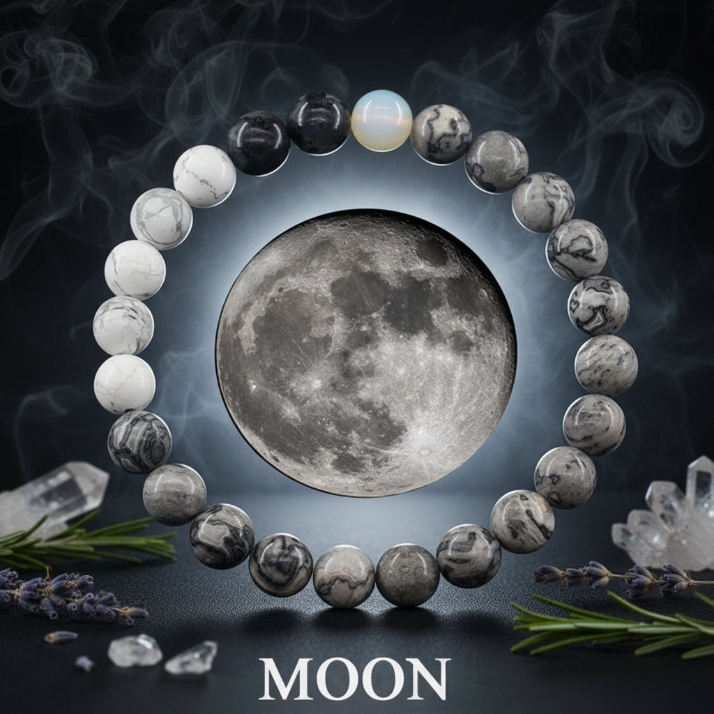 Fashion Jewelry Eight Planets Natural Stone Bracelet Sorceress Sanctuary