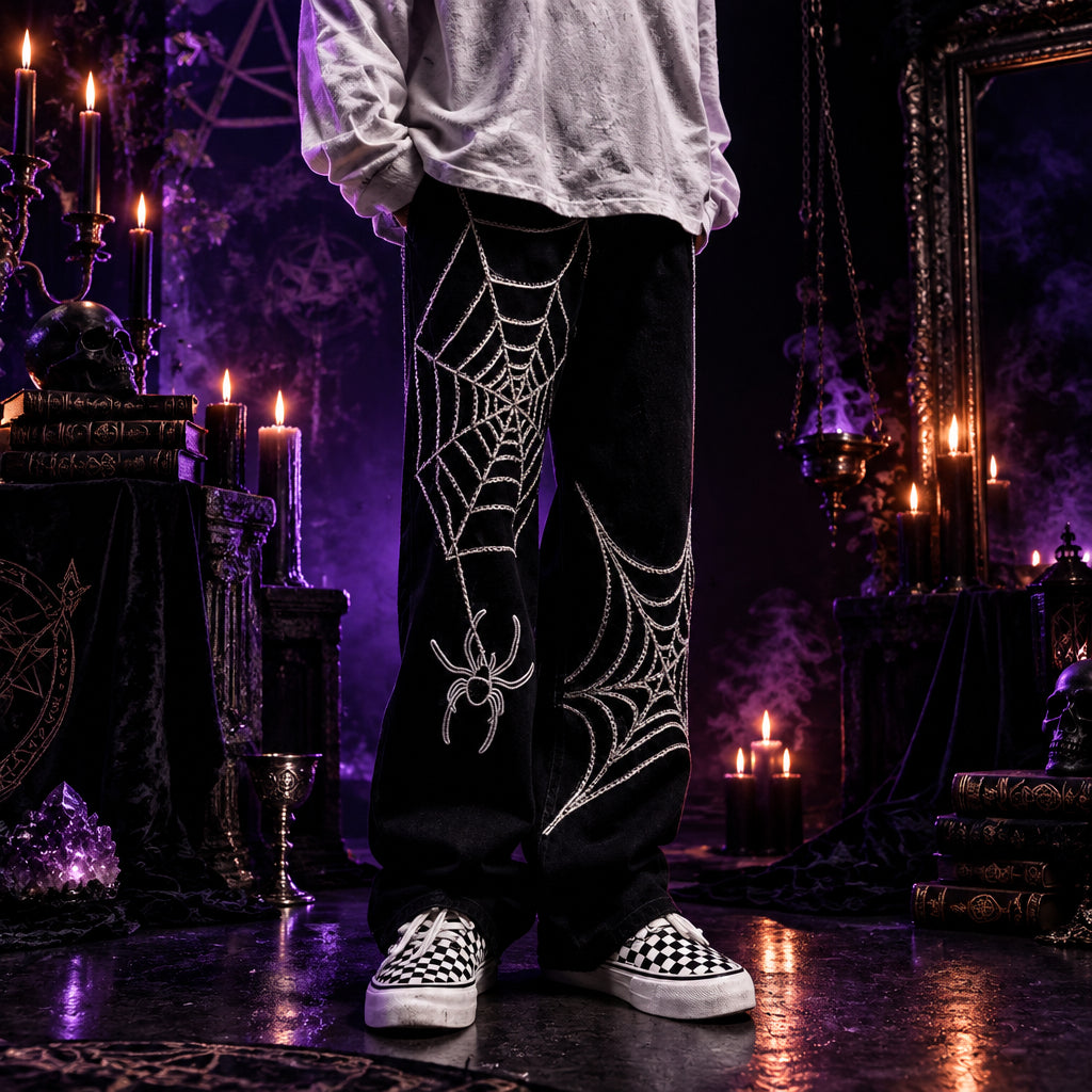Widowspell Spider Web Trousers, alternate angle