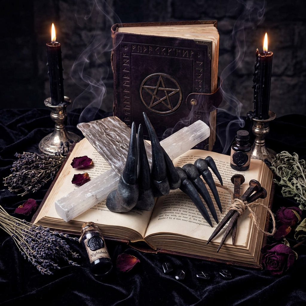Demon Hand Bookmark - Unique Resin Craft Sorceress Sanctuary